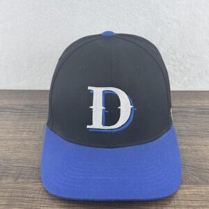 Richardson Hat Cap Fitted Small Medium Black Blue D Letter‎ Embroidered Mens